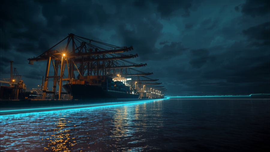 Smart Port illustration