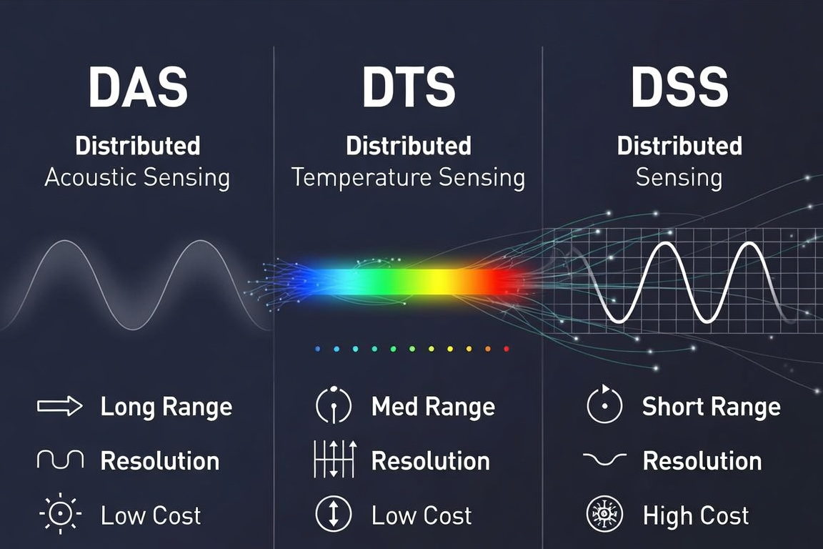 DAS vs DTS vs DSS: Which Fiber Sensing Technology Fits Your Project